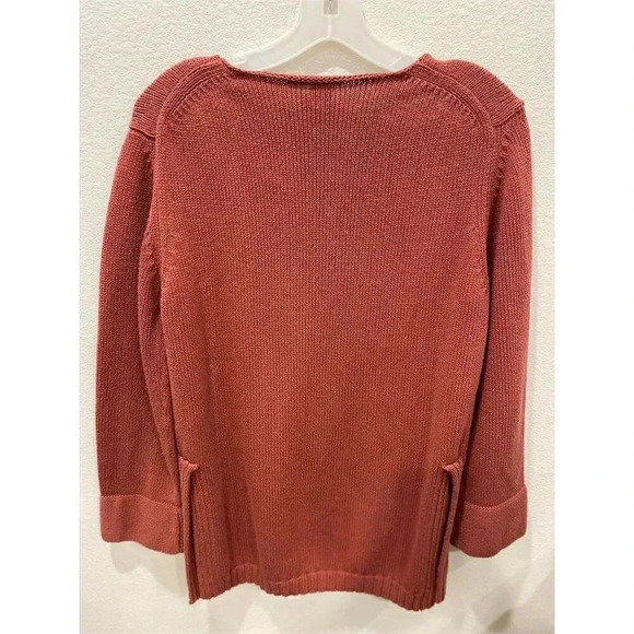 Isabella Bird Women's V-Neck Pullover Sweater Size L Long Sleeve Casual Fall - Picture 4 of 4